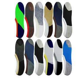 Narang Sons Mens Solid No Show Socks