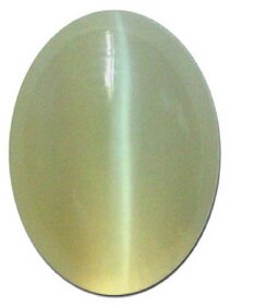 7.25 Ratti Vaiduria Lehsunia Cats Eye Gemstone GLI Certified