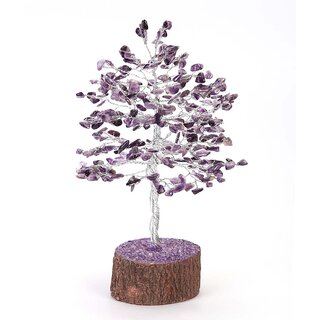 Raashi 160 chips  Amethyst Crystal Tree (Purple )