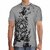 Mens Crouching Tiger Grey T Shirt.