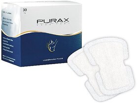 Purax Pure Pads Antiperspirant 30Pcs Adhesive Underarm Pads