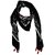 Beautiful Printed Black Color  Scarf For Women By S.Lover