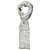 White Color With Gold Color Shining Stole For Women By S.Lover