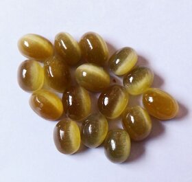 Certified Yellow Cats Eye Stone
