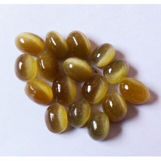 Certified Yellow Cats Eye Stone