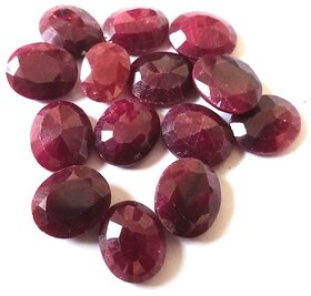 Certified Indian Ruby Gemstone.