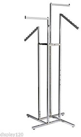 4-way Adjustable Clothes Rail Display Stand