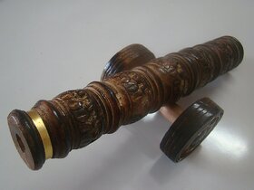 Wooden Canon Showpiece Desktop  Home Decor Handicrafts Gift item