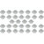 Bene LED 5w Faro Round Ceiling Light, Color of LED Blue (Pack of 32 Pcs)