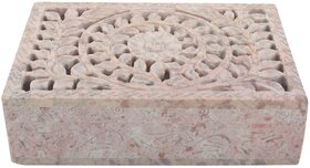 Freshings Gaurara Carved Box Rectangular Shaped (F-GB-1)