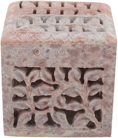 Freshings Gaurara Carved Square Shape Box (F-GB-5)