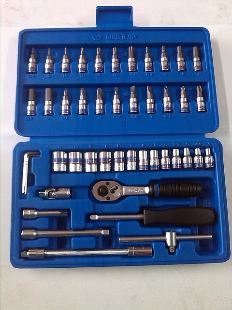 Buy King Tony KingTony 46pc 1/4 Socket Set 2346 Tool Kit Online @ ₹1698 ...