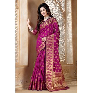Women's Raw Silk Saree