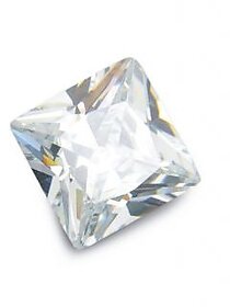 12.25 Ratti Princess Cut Zircon Natural Gemstone GLI Certified
