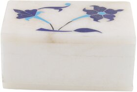 Freshings Alabaster Polished Inlay Box Rectangle Shaped (F-AB-3)