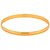Memoir Gold plated Light weight Sikh Sardar Punjabi Brass Kada, for Men and Women (Size 2.4)