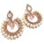 Pink Tilak Polki Earrings