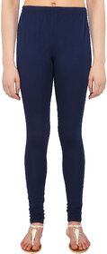 Perfect Navy Blue Cotton Lycra Leggings