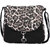Vivinkaa Tiger Black Canvas Sling Bag for Women 