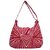 Vivinkaa Orange Printed Handbag