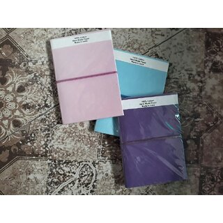 Soft Cover Plain Recycled Handmade Paper Diary With Ruled Paper