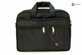 Safex Stylish Black Color Expandable 15.6 inches Laptop Messenger Bag