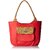 Devine Womens synthetic leather Handbag (Red) (fnb-115)