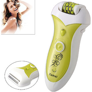 JM 2 in 1 Ladies Woman Hair Remover Cordless Shaver Trimmer Epilator Razor - 57.