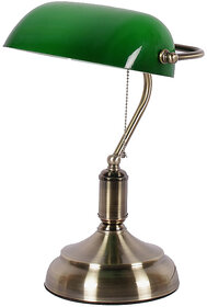 Metal  Glass Study Lamp.