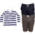 IndiWeaves Multicolor Striped Round Neck Long Sleeve T-Shirt for Men