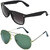 Zyaden Combo of Wayfarer Sunglasses  Aviator Sunglasses (Combo-3)