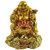 Divya Golden Laughing Buddha On Feng Shui Money Frog