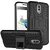 Chevron Tough Hybrid Back Cover Case with Kickstand for Moto G Plus 4th Gen (G4 Plus / 4th Generation) With Pro+ 0.3m T
