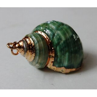 Green Shankh Pendent