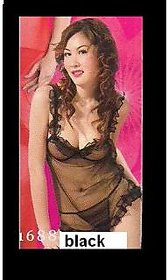 Sexy Babydoll Slip  Panty Secudtive Nighty Sheer Mini Cami Black Gift Bridal