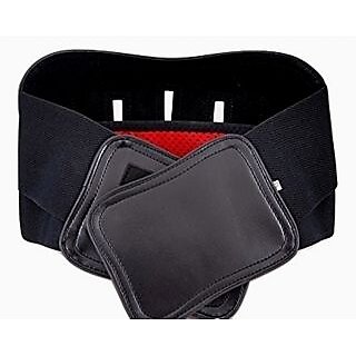 Importikah 2-in-1 Spinal Waist Support Gym Belt with Tourmaline Magnetic Therapy