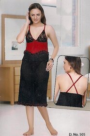 Hot Sexy Sheer Babydoll Slip  Panty Set 2p Sleep Wear Yuria Soft Night Wear 505