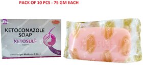 Ketosulf Anti Fungal Soap (set of 10 pcs.) 75 gm Each.