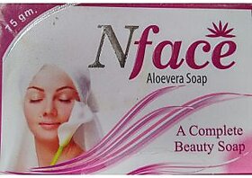 N Face Aloevera soap (set of 10 pcs.) - 75 gm Each.
