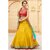 Yellow Embrodiary Work Banglory Silk Bollywood Style Lehenga Choli With Blouse