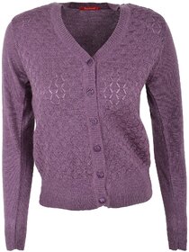 Women's/Ladies/Girl'sKnitwearAcrylicRegular fitButtonedCasualWoolenSweaterCardigan