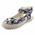CUTE FASHION Printed Blue Casual Sandals