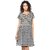 The Office Walk Black and White Short Striped Dress
