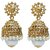 White Designer Partywear Jhumki