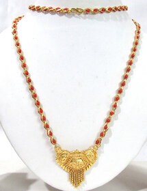 Golden New Fashion Mangalsutra Necklace