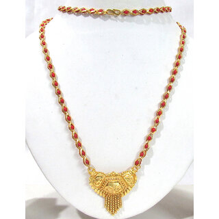 Golden New Fashion Mangalsutra Necklace