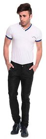Rewa Men's Regular Fit Black Jeans