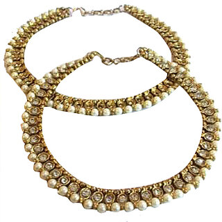 Golden Pearl Anklet