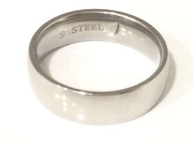 Shree kesar zems 1 Pc Asli Kaale Ghode Ki Naal Ki Ring / Black Horse Shoe Iron Ring