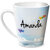Hot Muggs Simply Love You Amanda Conical Ceramic Mug 350ml